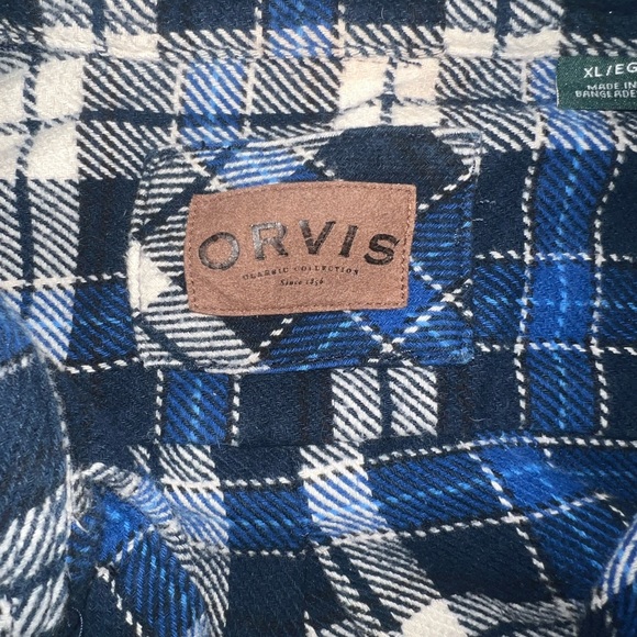 Men’s Orvis Flannel Shirt - Picture 4 of 4